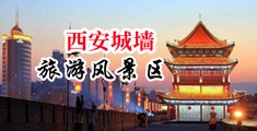 艹死我大骚逼视频中国陕西-西安城墙旅游风景区